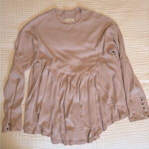 We The Free Mauve Long Sleeve Top